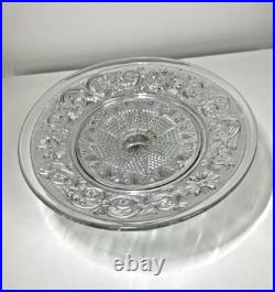 Petite coupe sur pied en cristal Baccarat décor arabesque