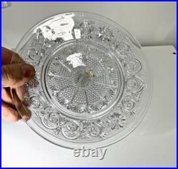 Petite coupe sur pied en cristal Baccarat décor arabesque