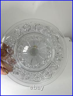 Petite coupe sur pied en cristal Baccarat décor arabesque