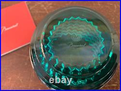 Photophore Eye turquoise en cristal de Baccarat