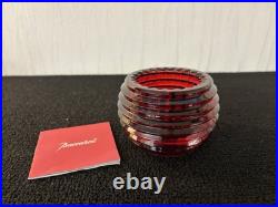 Photophores rouge modèle Eye en cristal de Baccarat