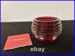 Photophores rouge modèle Eye en cristal de Baccarat