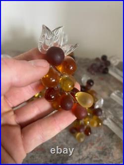 Porte Couteau Cristal Baccarat Grappe Raisin Verre Soufflé Murano & Bougeoir Porte Couteau Cristal Baccarat Grappe Raisin Verre Soufflé Murano & Bougeoir