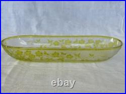 Porte Peignes Brosses En Cristal De Baccarat Eglantier Couleur Anis Porte Peignes Brosses En Cristal De Baccarat Eglantier Couleur Anis