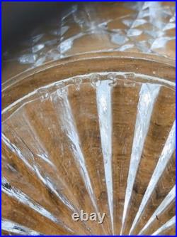 Pot à biscuit en cristal de Baccarat modèle Diamant/Pontarlier