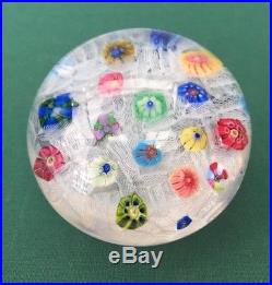 Presse Papier Sulfure Baccarat. Superbe! Paperweight