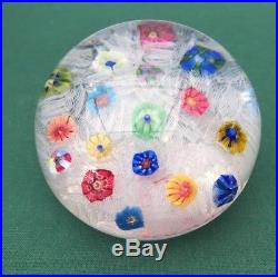 Presse Papier Sulfure Baccarat. Superbe! Paperweight