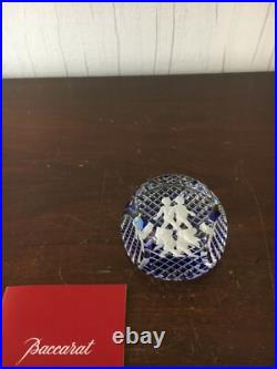 Presse papier zodiaque gémeaux en cristal de Baccarat