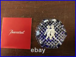 Presse papier zodiaque gémeaux en cristal de Baccarat