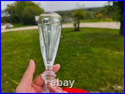 Rare Serie De 6 Flutes A Champagne En Cristal De Baccarat Modele Harcourt