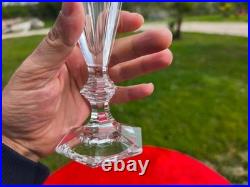 Rare Serie De 6 Flutes A Champagne En Cristal De Baccarat Modele Harcourt Rare Serie De 6 Flutes A Champagne En Cristal De Baccarat Modele Harcourt