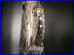 Rare broc carafe pichet canettes cristal taillé Baccarat 35.3 cm catalogue 1916