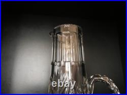 Rare broc carafe pichet canettes cristal taillé Baccarat 35.3 cm catalogue 1916