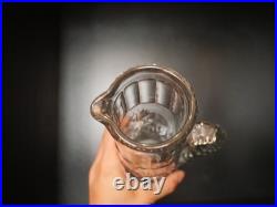 Rare broc carafe pichet canettes cristal taillé Baccarat 35.3 cm catalogue 1916