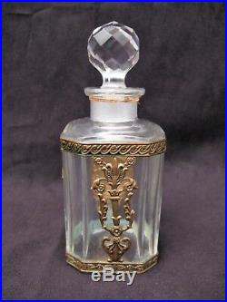 Rare flacon à parfum ASTRIS maison Pivert cristal Baccarat époque 1910-1920