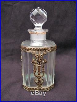 Rare flacon à parfum ASTRIS maison Pivert cristal Baccarat époque 1910-1920