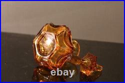 Rare flacon en cristal de baccarat le creusot vers 1830 H17,2 cm