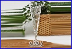 Rare flûte à Champagne cristal de Baccarat modèle Marennes Champagne flute (C)
