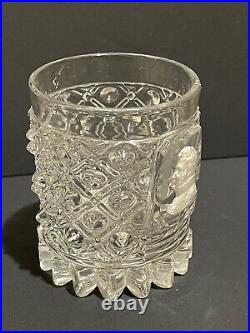 Rarissime verre cristal Baccarat XIXème roi Louis Philippe pointes diamant