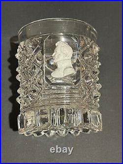 Rarissime verre cristal Baccarat XIXème roi Louis Philippe pointes diamant