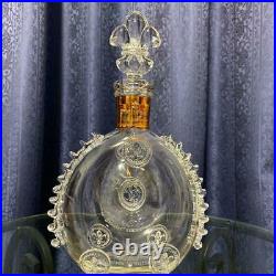 Remy Martin Louis XIII Cognac Baccarat Cristal Décanteur Bouteille Verre Vide JP