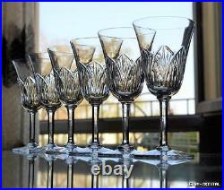 ST LOUIS 6 verre à EAU OU VIN en cristal crystal glasses (BACCARAT)