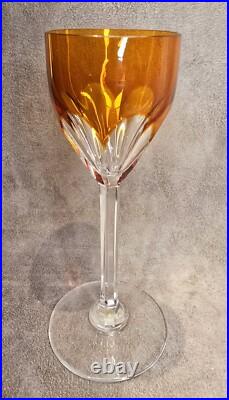 SUPERBE 6 Verres à liqueur Modele GENOVA couleur en cristal de Baccarat Vintage