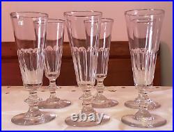 SUPERBE LOT DE VERRES EN CRISTAL DE BACCARAT 19e