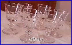 SUPERBE LOT DE VERRES EN CRISTAL DE BACCARAT 19e