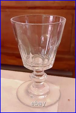 SUPERBE LOT DE VERRES EN CRISTAL DE BACCARAT 19e