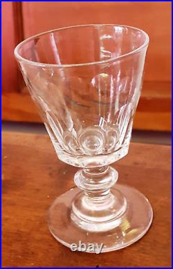 SUPERBE LOT DE VERRES EN CRISTAL DE BACCARAT 19e