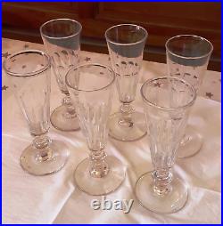 SUPERBE LOT DE VERRES EN CRISTAL DE BACCARAT 19e