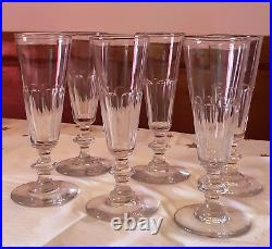 SUPERBE LOT DE VERRES EN CRISTAL DE BACCARAT 19e