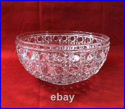 Saladier / coupe / jatte en cristal signé BACCARAT modèle DIAMANTS PIERRERIES