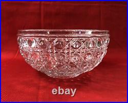 Saladier / coupe / jatte en cristal signé BACCARAT modèle DIAMANTS PIERRERIES