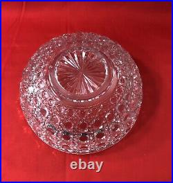 Saladier / coupe / jatte en cristal signé BACCARAT modèle DIAMANTS PIERRERIES