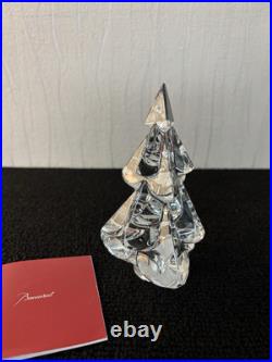Sapin de Noel clair en cristal Baccarat mod1