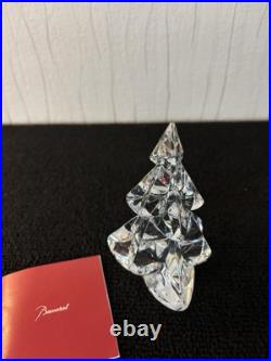 Sapin de Noel clair en cristal Baccarat mod1