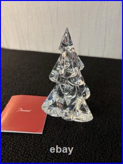 Sapin de Noel clair en cristal Baccarat mod1