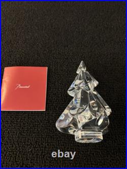 Sapin de Noel clair en cristal Baccarat mod1