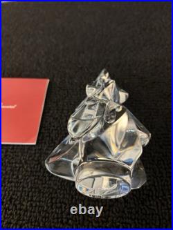 Sapin de Noel clair en cristal Baccarat mod1
