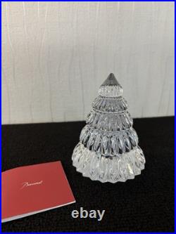 Sapin de Noel enchanté clair en cristal Baccarat