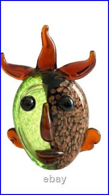 Sculpture verre BACCARAT CIRCA 1980 TRIBUTE PICASS0 époque de Mc Connico