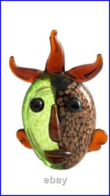 Sculpture verre BACCARAT CIRCA 1980 TRIBUTE PICASS0 époque de Mc Connico