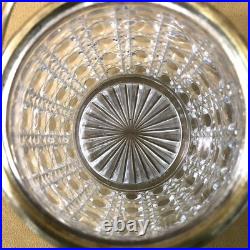 Seau à biscuit / pot à gâteau cristal signé BACCARAT modèle DIAMANTS PIERRERIES