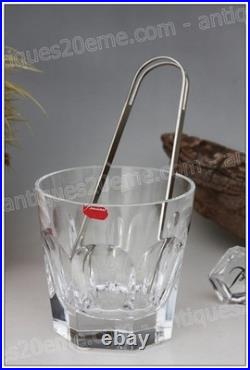 Seau à glace en cristal de Baccarat modèle Harcourt NEUF Ice bucket