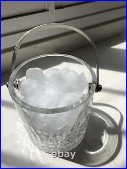 Seau à glace glaçons en cristal taillé de Baccarat modèle Piccadilly