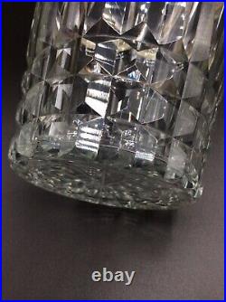 Seau à glace glaçons en cristal taillé de Baccarat modèle Piccadilly Début XXème