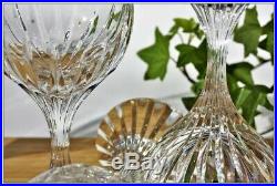 Série de 4 verres à vin de Bordeaux n°4 en cristal de Baccarat modèle Massena