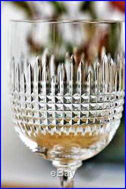 Série de 6 verres à eau n°2 en cristal de Baccarat modèle Nancy